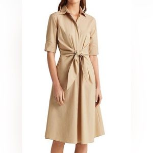 COPY - Ralph Lauren Tie Front Shirt Dress